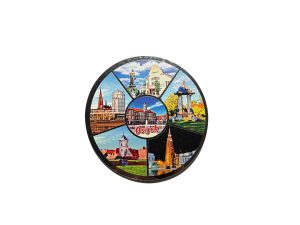 Magnet krug metalizirani